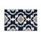 World Rug Gallery Cozy Moroccan Trellis Indoor Shag Area Rug 2' x 3' Navy 2525NAVY2X3 - alternate 2